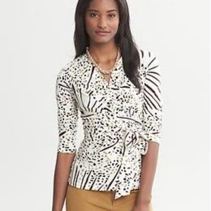 Banana Republic x Issa Wrap Blouse